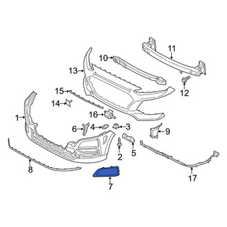 Hyundai OE - Front Right Headlight Bezel