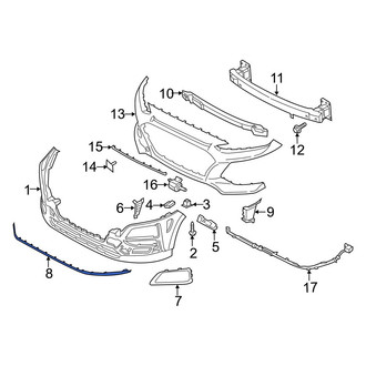 Hyundai OE - Front Lower Bumper Trim