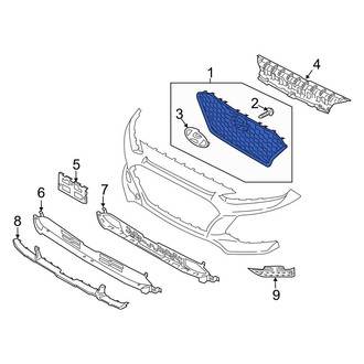 Hyundai OE - Front Lower Center Grille
