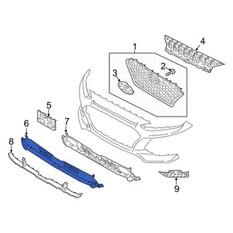 Hyundai OE - Front Lower Center Grille