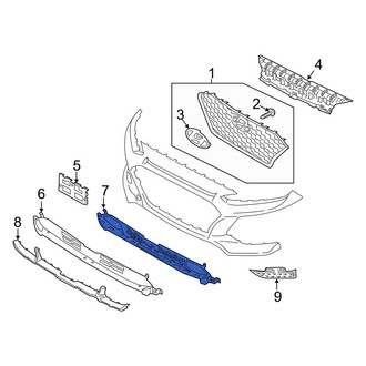 Hyundai OE - Front Lower Center Grille