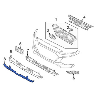 Hyundai OE - Front Grille Molding