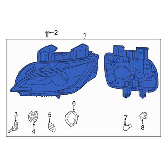 Hyundai OE - Front Left Headlight Assembly