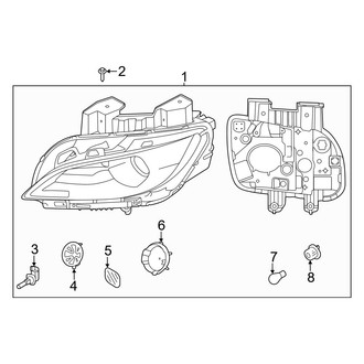Hyundai OE - Front Lamps - Headlamp Components (Halogen)