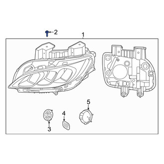 Hyundai OE - Headlight Mounting Bolt