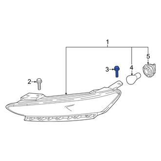 Hyundai OE - Headlight Mounting Bolt
