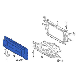 Hyundai OE - Front Radiator Support Air Duct