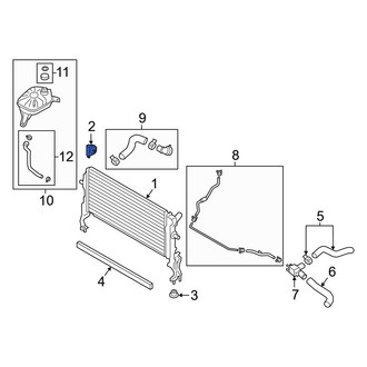 Hyundai OE - Radiator Mount Bracket