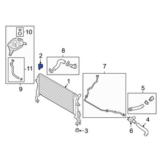 Hyundai OE - Radiator Mount Bracket