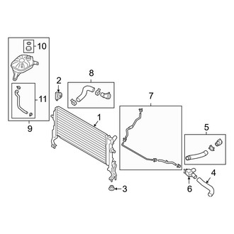 Hyundai OE - Cooling - Radiator & Components (1.6L)