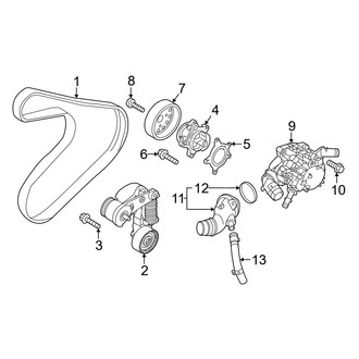 Hyundai OE - Cooling - Belts & Pulleys (1.6L)