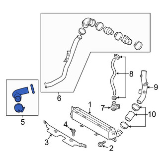 Hyundai OE - Right Lower Intercooler Pipe