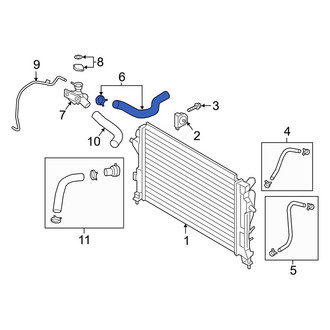 Hyundai OE - Upper Radiator Coolant Hose