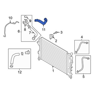 Hyundai OE - Upper Radiator Coolant Hose
