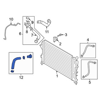 Hyundai OE - Lower Radiator Coolant Hose
