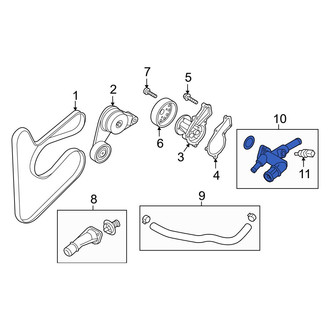 Hyundai OE - Engine Coolant Outlet Flange