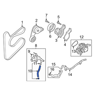 Hyundai OE - Lower Radiator Coolant Hose