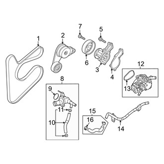 Hyundai OE - Cooling - Belts & Pulleys