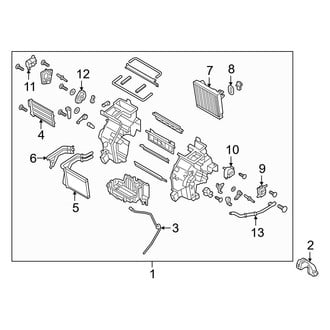 Hyundai OE - Air Conditioner & Heater - Evaporator & Heater Components (W/O Electric Motor)