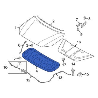 Hyundai OE - Front Hood Insulation Pad