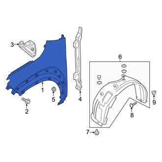 Hyundai OE - Front Left Fender