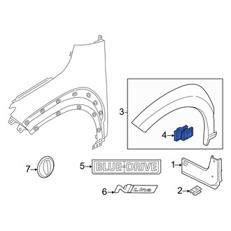 Hyundai OE - Wheel Arch Molding Clip