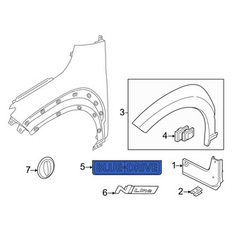 Hyundai OE - Front Left Fender Emblem