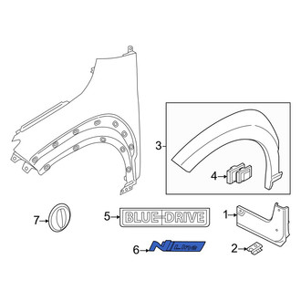 Hyundai OE - Front Right Fender Emblem
