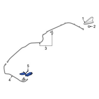 Hyundai OE - GPS Navigation System Antenna
