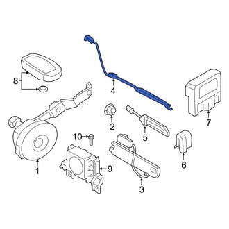 Hyundai OE - Rear Upper Keyless Entry Antenna