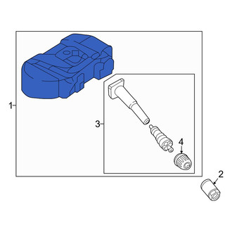 Hyundai OE - Tire Pressure Monitoring System (TPMS) Sensor