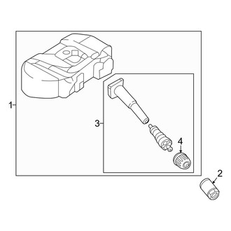Hyundai OE - Electrical - Tire Pressure Monitor Components (Limited / SE / SEL / Ultimate)