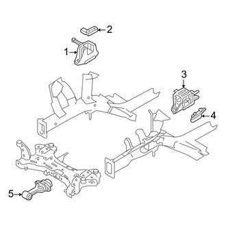 Hyundai OE - Engine / Transaxle - Engine & Transmission Mounting (1.6L)