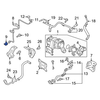 Hyundai OE - Turbocharger Oil Line Gasket