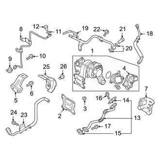 Hyundai OE - Engine / Transaxle - Turbocharger & Components (1.6L)