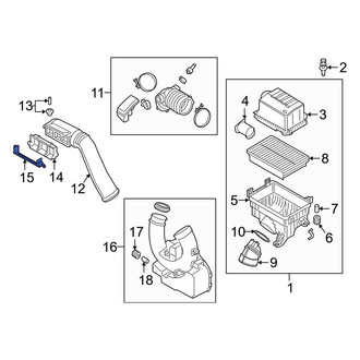 Hyundai OE - Engine Air Intake Hose Debris Screen