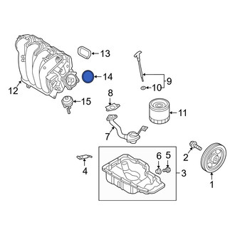 Hyundai OE - Fuel Injection Throttle Body Mounting Gasket