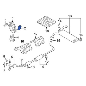 Hyundai OE - Catalytic Converter Gasket
