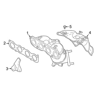 Hyundai OE - Exhaust System - Manifold (SE / SEL)