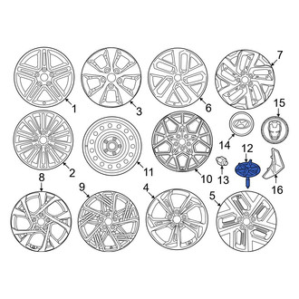 Hyundai OE - Spare Tire Bolt