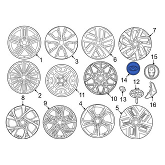 Hyundai OE - Wheel Cap