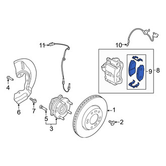 Hyundai OE - Front Disc Brake Pad Set