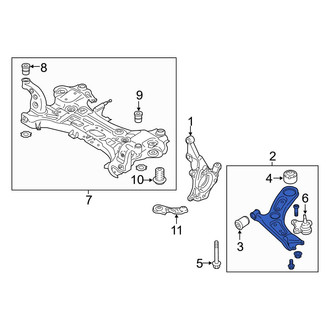 Hyundai OE - Front Left Suspension Control Arm