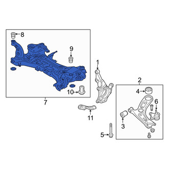 Hyundai OE - Front Suspension Subframe Crossmember
