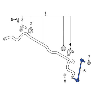 Hyundai OE - Front Suspension Stabilizer Bar Link