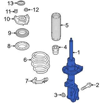 Hyundai OE - Front Right Suspension Strut