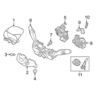 Hyundai OE - Steering Column - Shroud, Switches & Levers