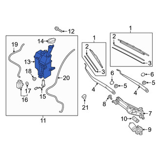 Hyundai OE - Washer Fluid Reservoir