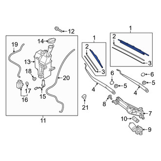 Hyundai OE - Rear Wiper Blade