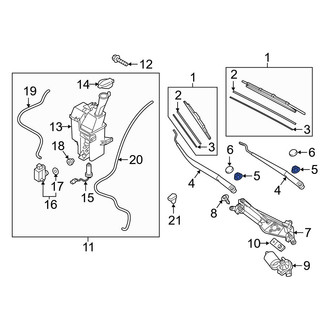 Hyundai OE - Wiper Arm Nut